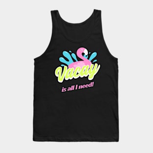 flamingo Summer Summertime Vacay Vacation Tank Top